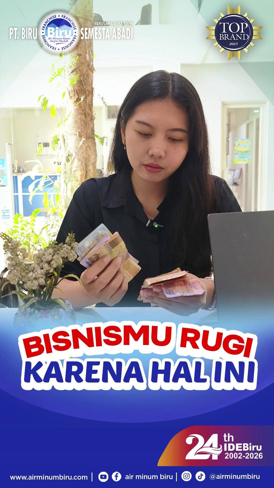Post 8 by Air Minum Biru on Instagram (video)
