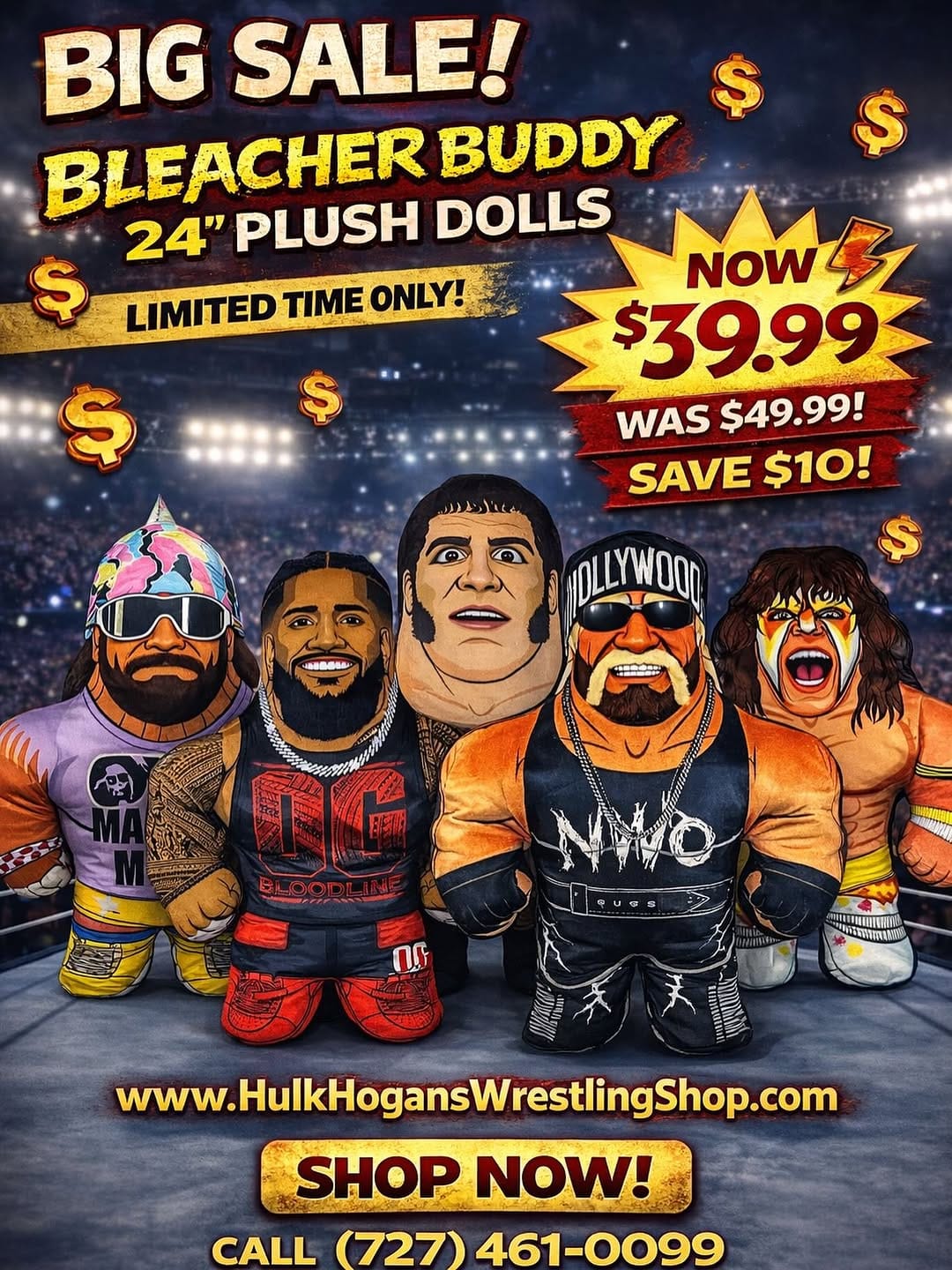 Post 3 by Hulkhoganswrestlingshop on Instagram (image)