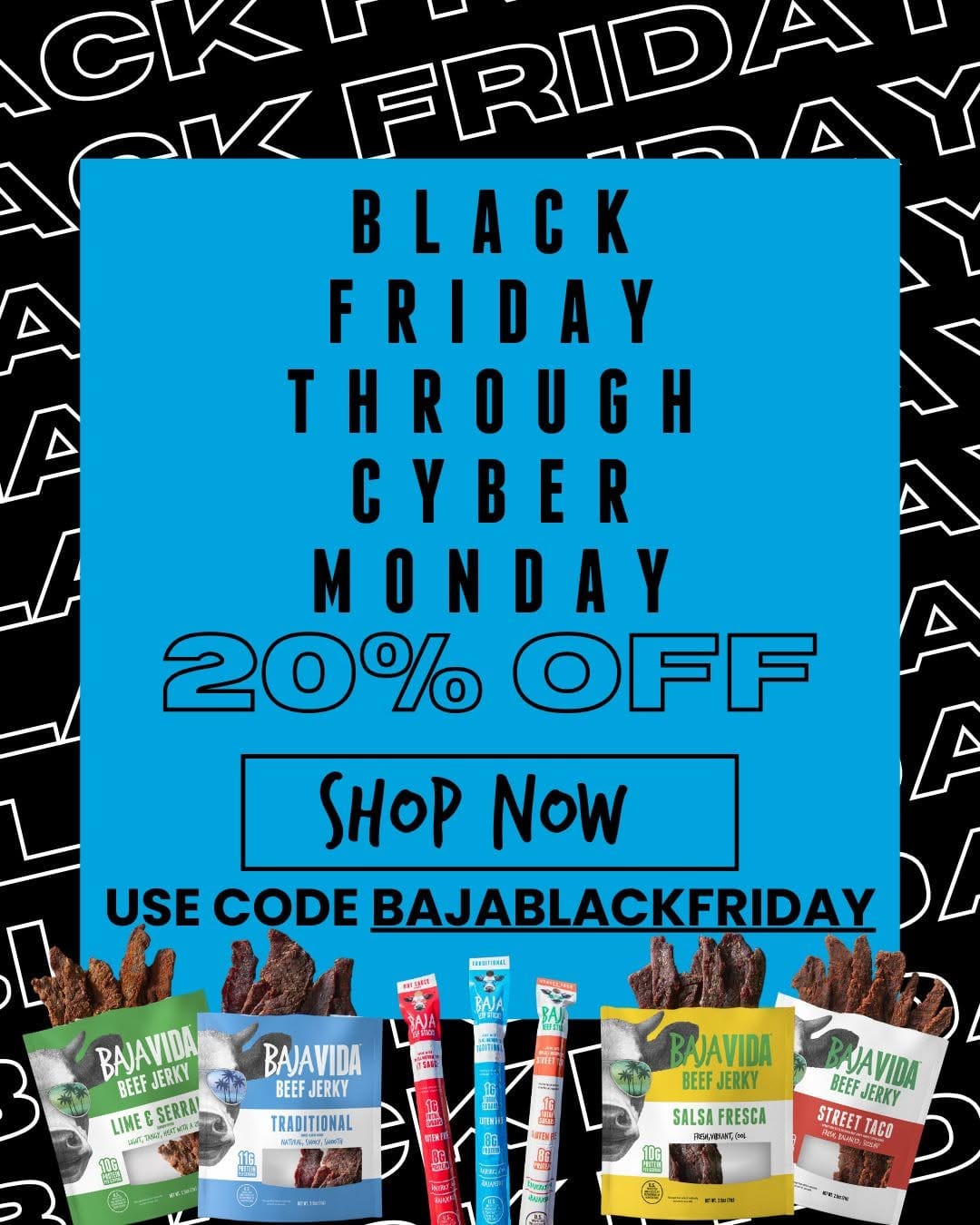 Post 6 by Baja Vida™️ Beef Jerky on Instagram (image)