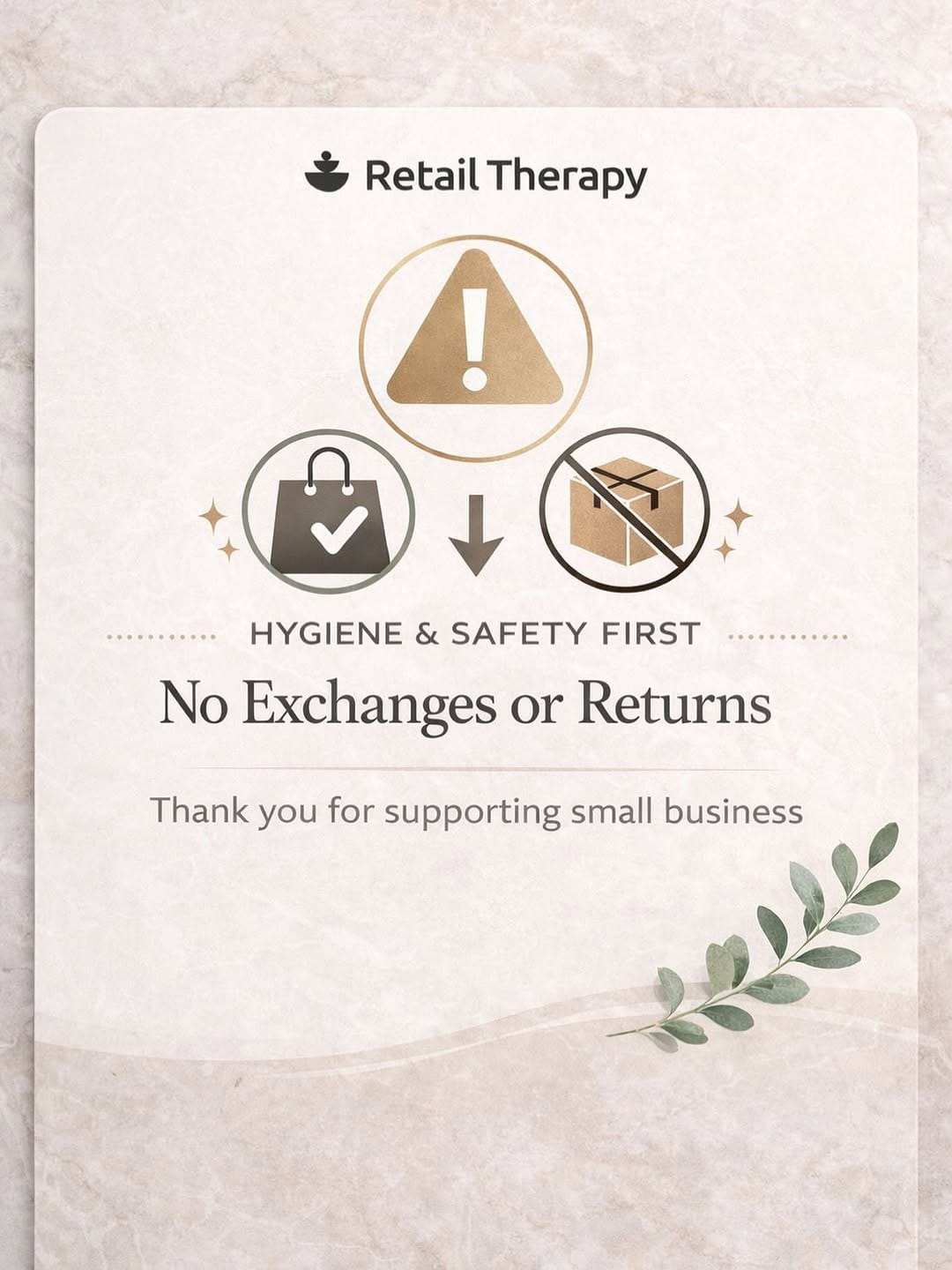 Post 4 by Retail Therapy Store on Instagram (image)