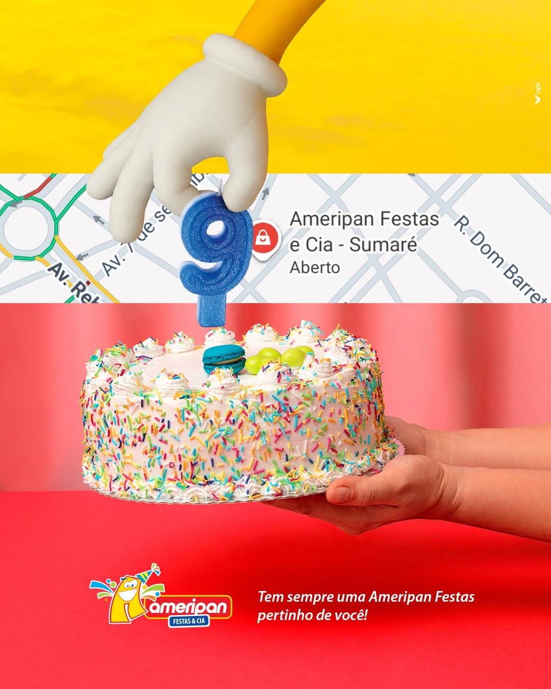 Post 1 by Ameripan Festas & Cia on Instagram (image)