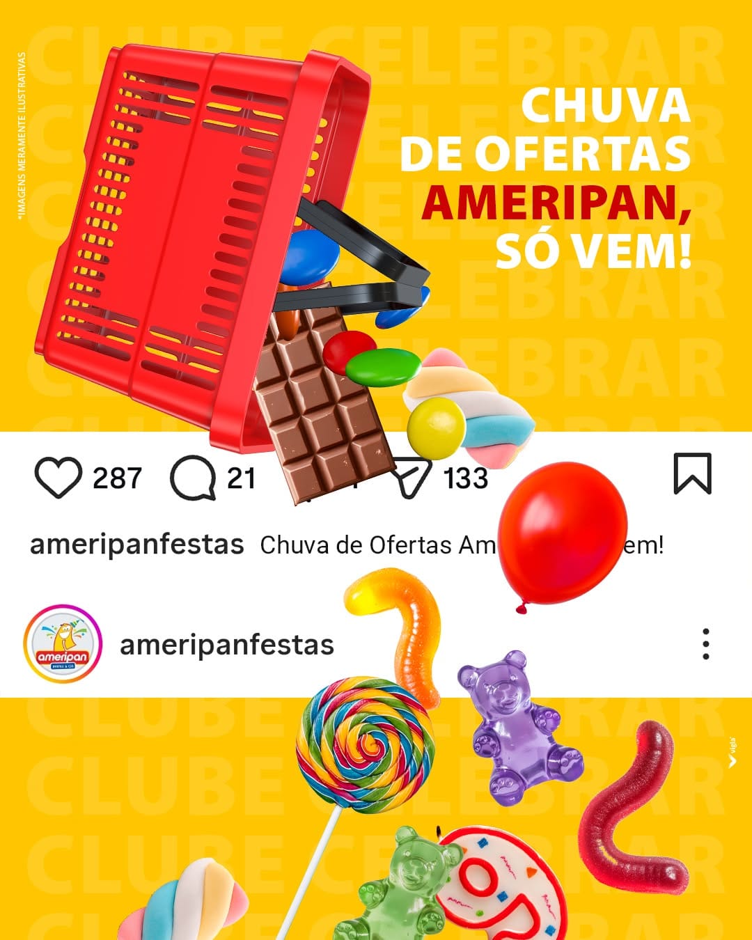 Post 4 by Ameripan Festas & Cia on Instagram (image)