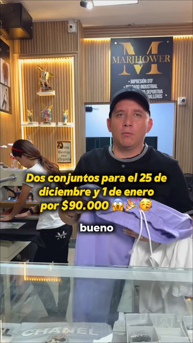 Post 6 by Camisetas y conjuntos al mayor, Centro de Medellín on Instagram (video)