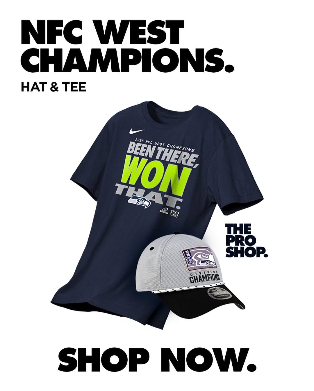 Post 5 by Seahawks Pro Shop on Instagram (image)