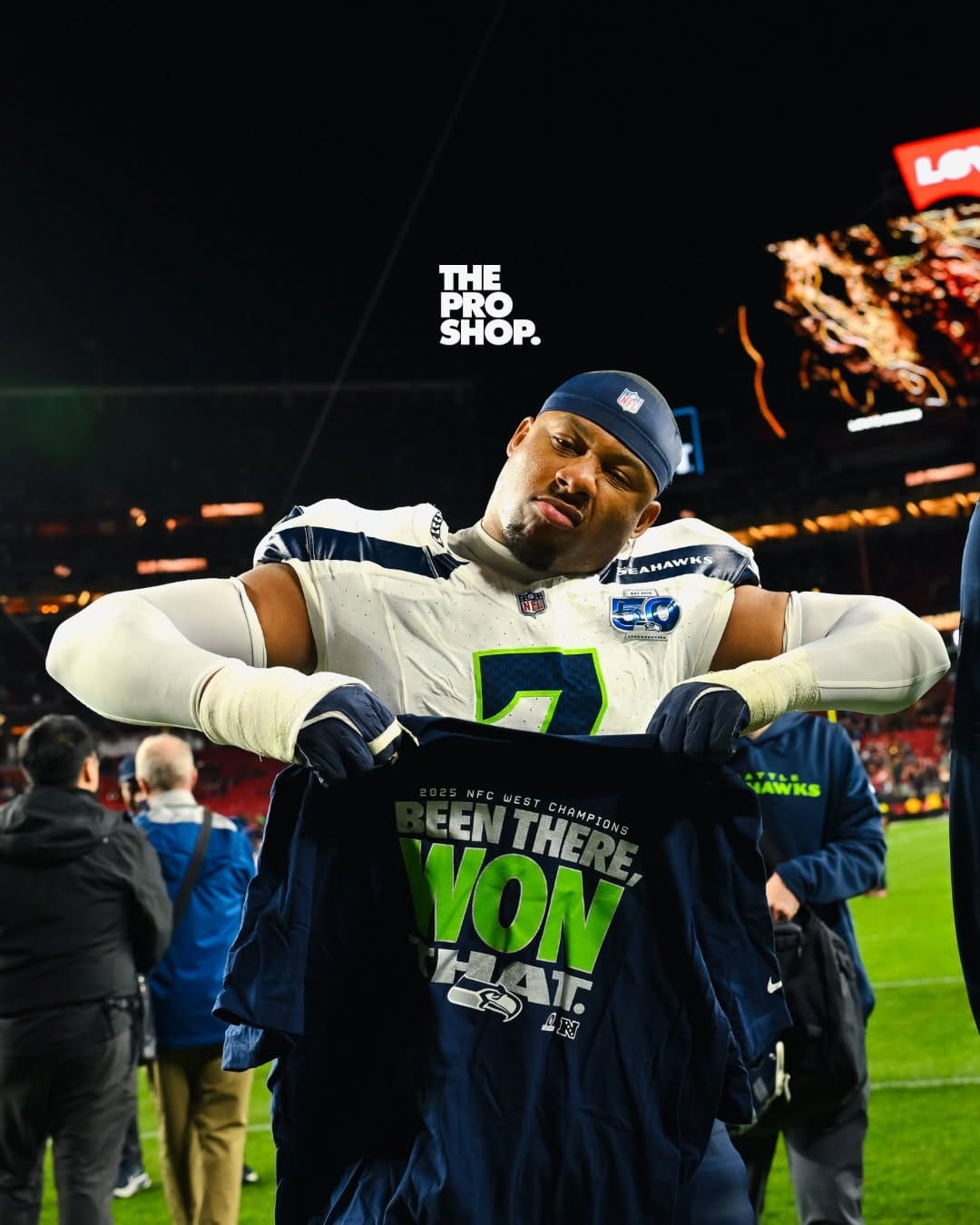Post 4 by Seahawks Pro Shop on Instagram (carousel)