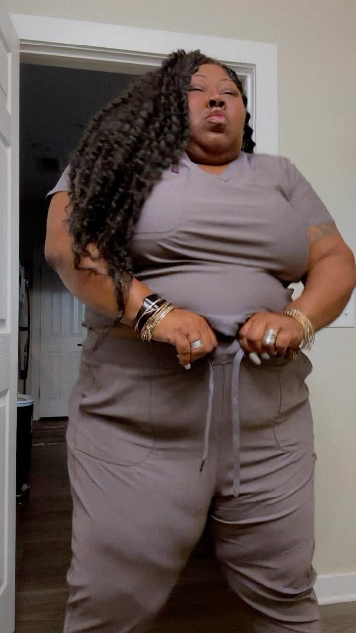 Post 9 by Kurvey Kurves Scrubs on Instagram (video)