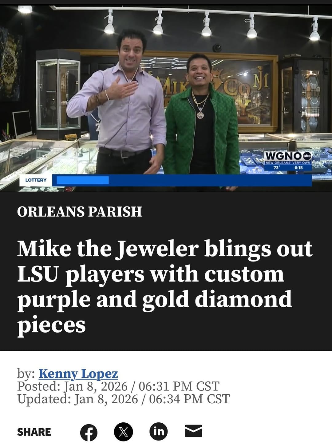 Post 1 by MIKE & CO JEWELRY AND WATCHES on Instagram (carousel)