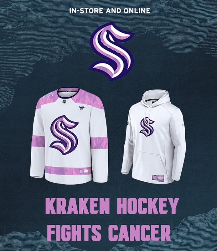 Post 8 by Seattle Kraken Team Store on Instagram (image)