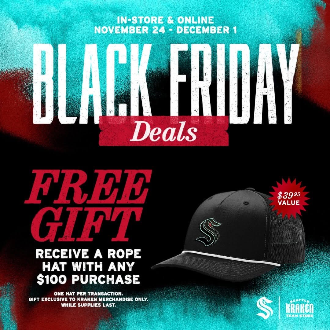 Post 6 by Seattle Kraken Team Store on Instagram (image)