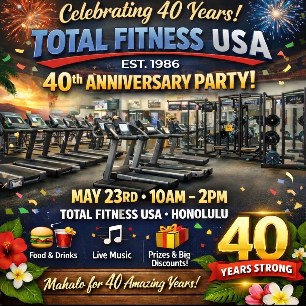 Post 2 by Total Fitness USA Exercise Equipment Hawaii on Instagram (image)