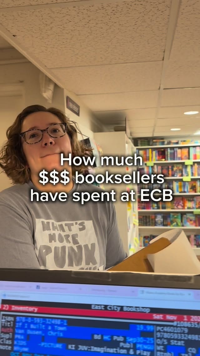 Post 6 by East City Bookshop on Instagram (video)