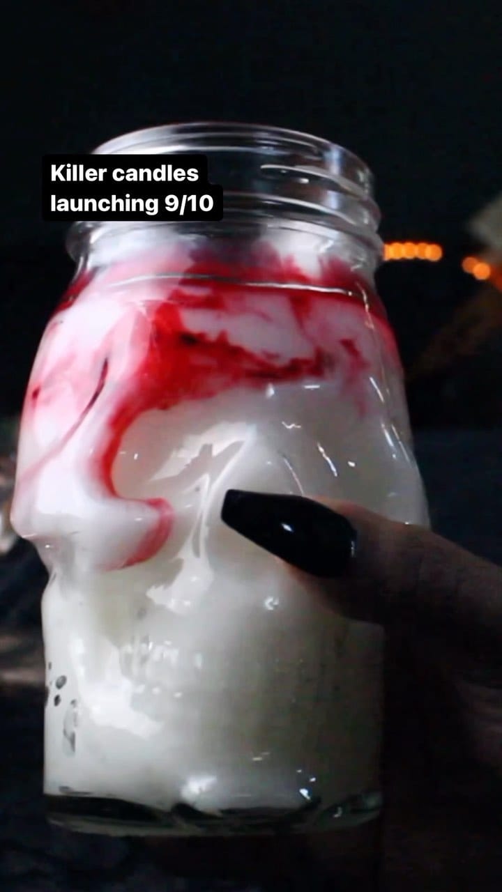 Post 4 by Tiana Coats- Handmade Candles on Instagram (video)