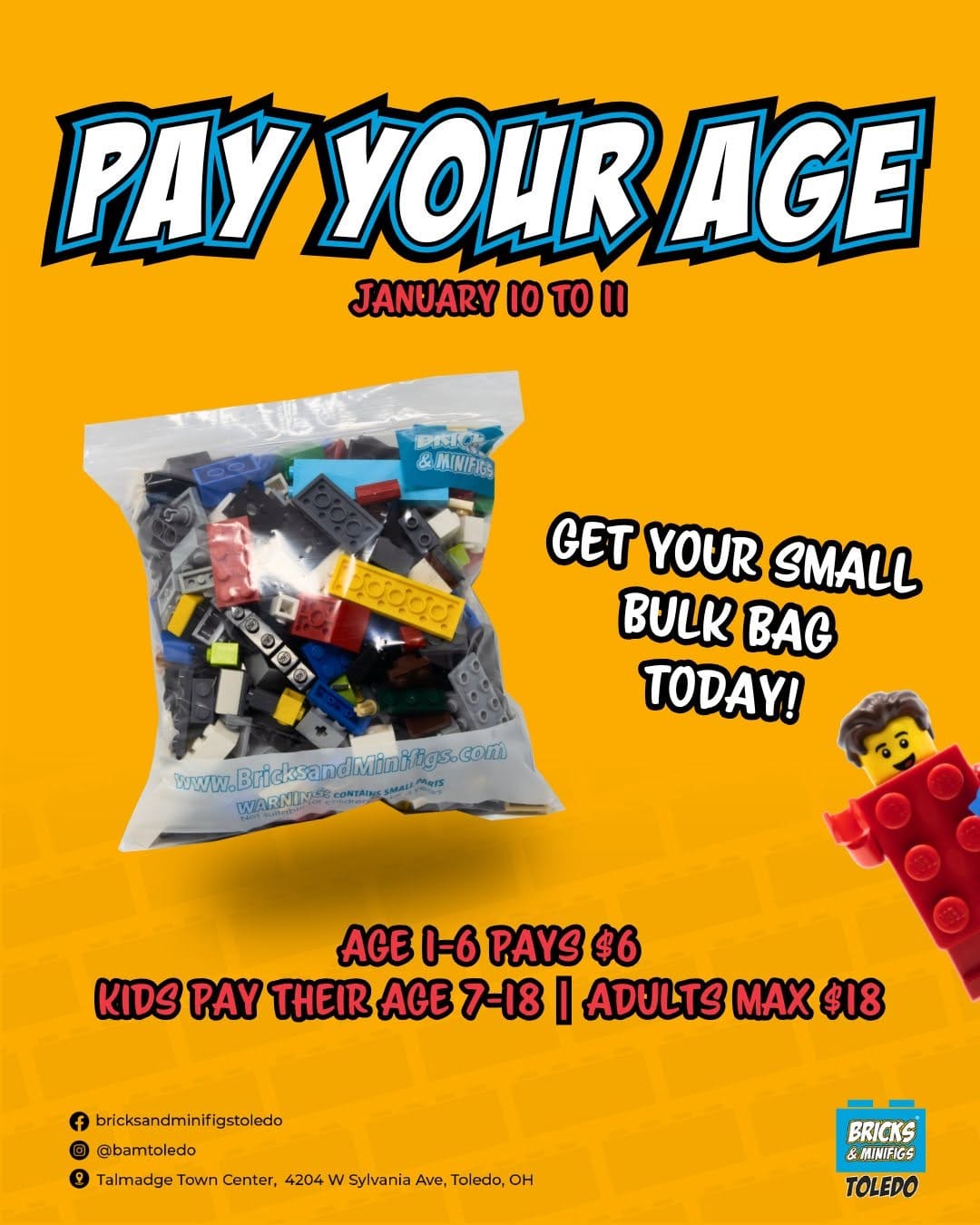 Post 1 by Bricks & Minifigs Toledo on Instagram (image)