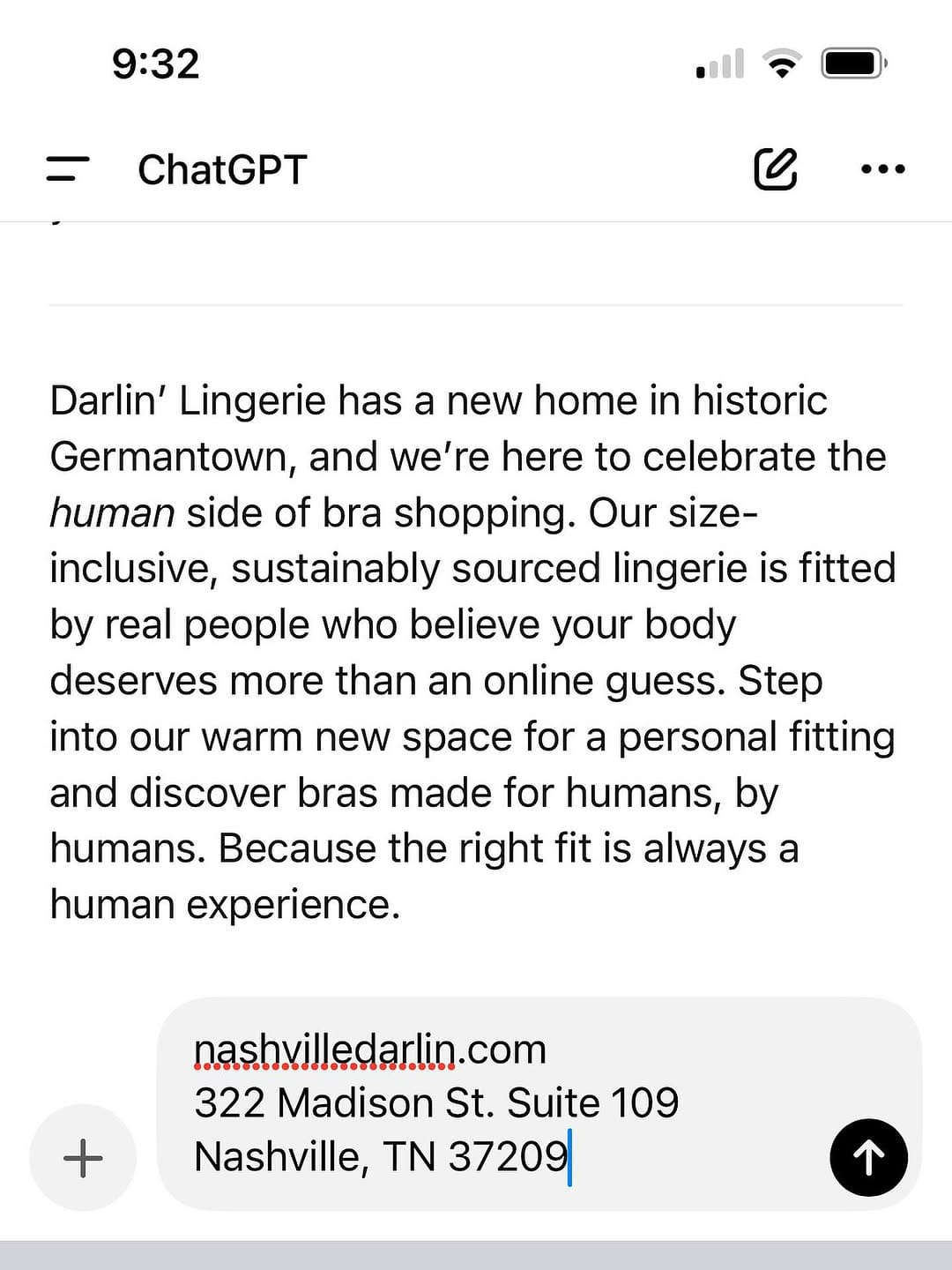 Post 3 by Darlin’ Lingerie on Instagram (image)