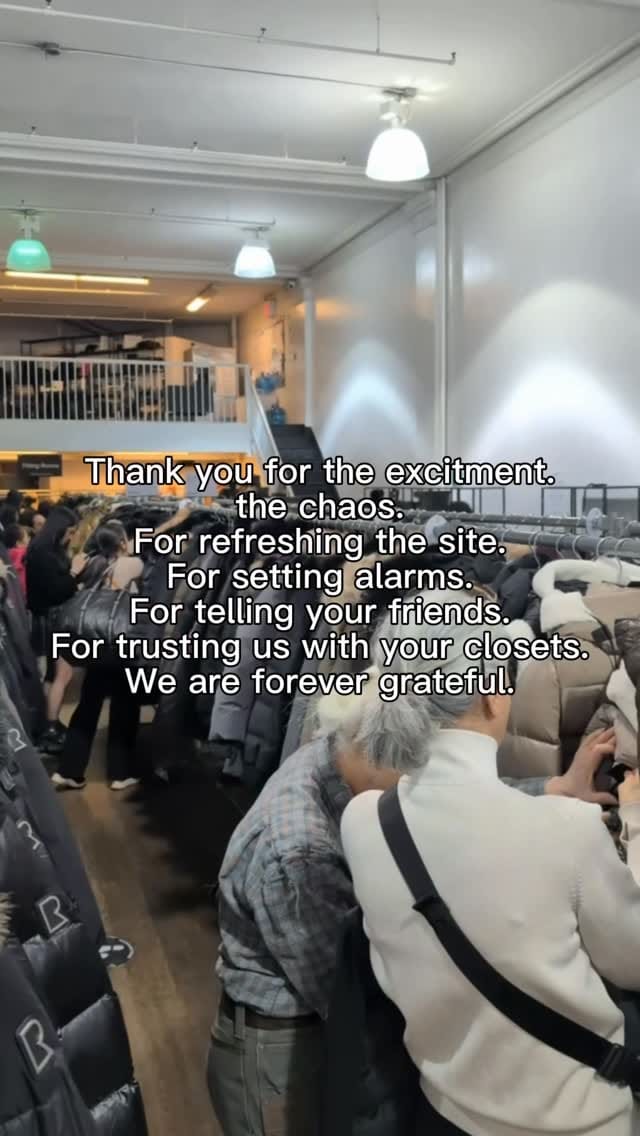 Post 8 by 260 Sample Sale on Instagram (video)
