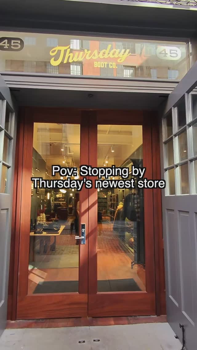 Post 8 by Thursday Boot Company on Instagram (video)