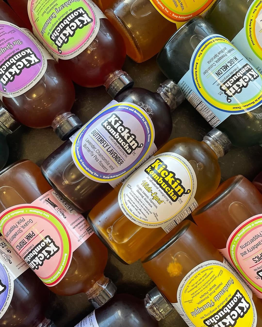 Post 7 by Kickin' Kombucha on Instagram (carousel)