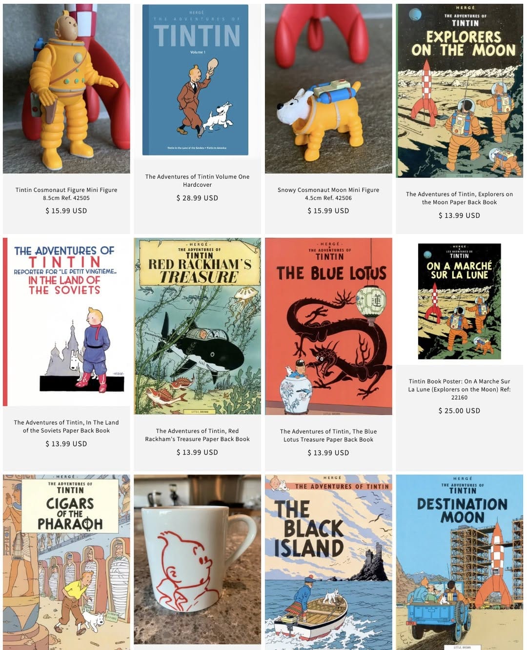 Post 4 by Sausalito Ferry: Authorized Tintinimaginatio Retailer on Instagram (image)