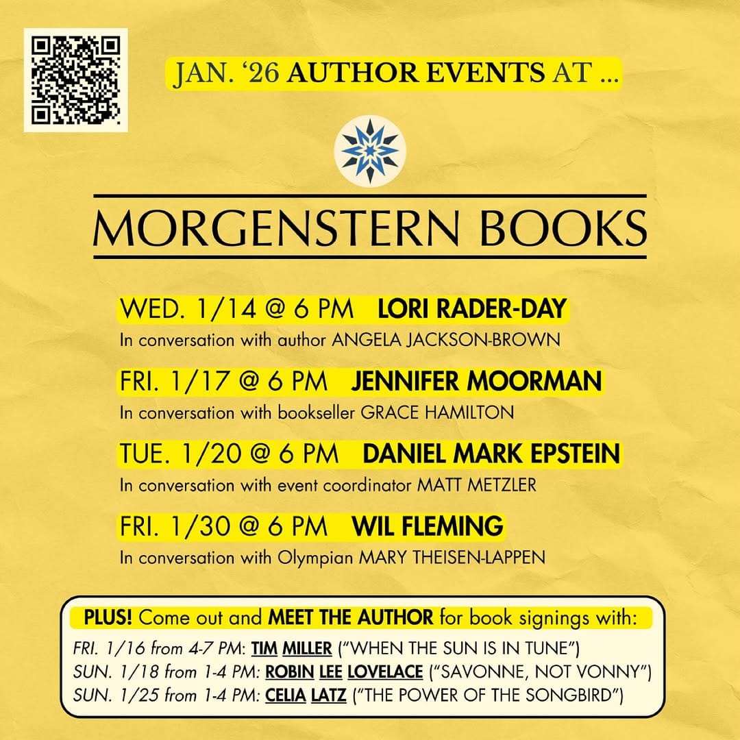 Post 2 by Morgenstern Books on Instagram (image)