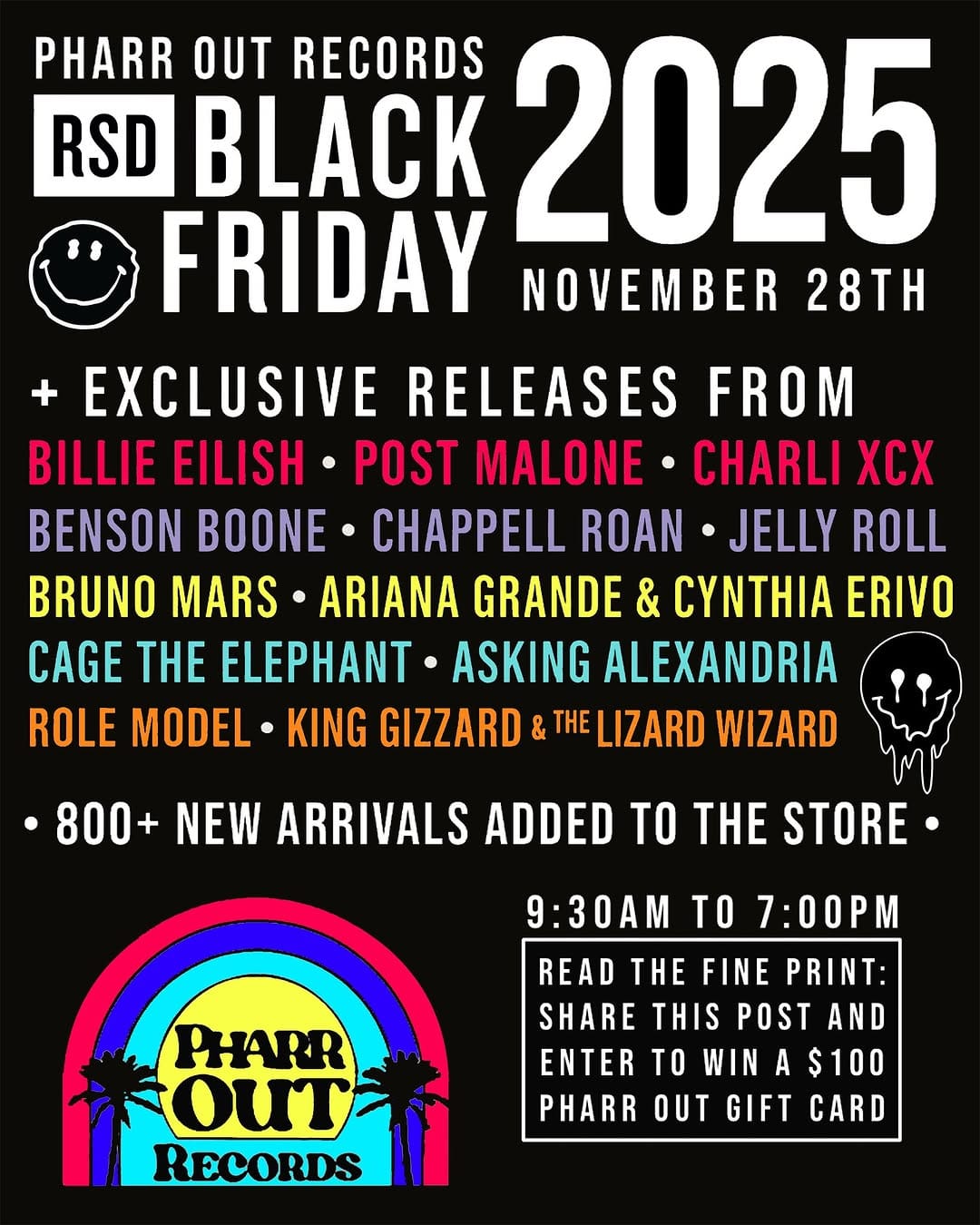 Post 2 by Pharr Out Records on Instagram (image)