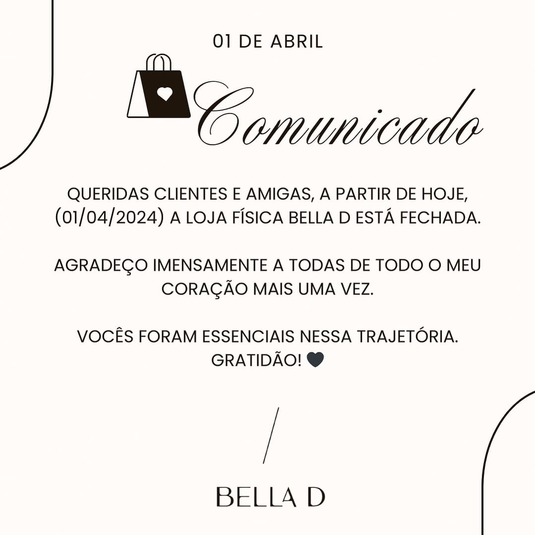 Post 4 by LOJA BELLA D on Instagram (image)