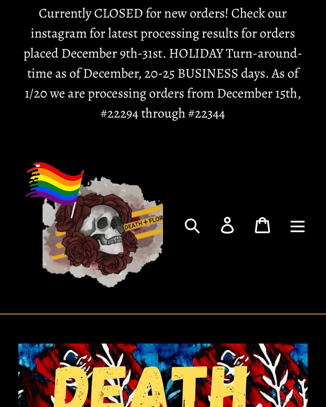 Post 1 by Death And Floral perfumery on Instagram (image)