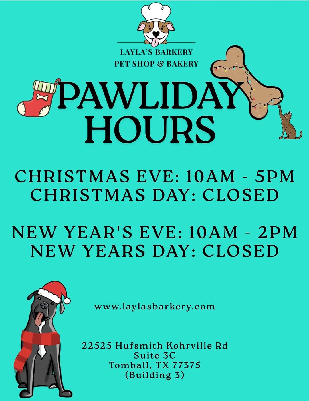 Post 3 by Layla's BARKery | Houston's Only Mobile Pet Bakery! on Instagram (image)
