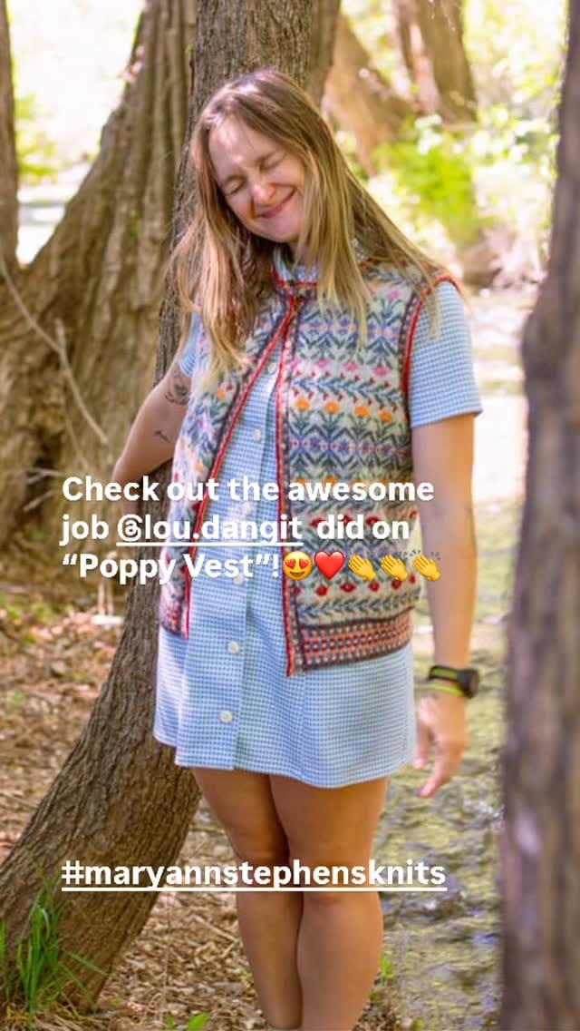 Post 6 by MaryAnnStephensKnits on Instagram (video)