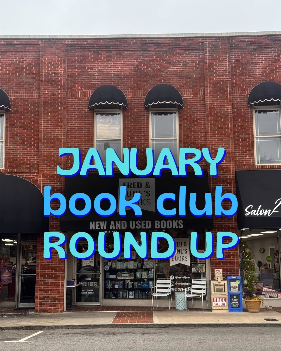 Post 8 by Fred & June's Books on Instagram (carousel)