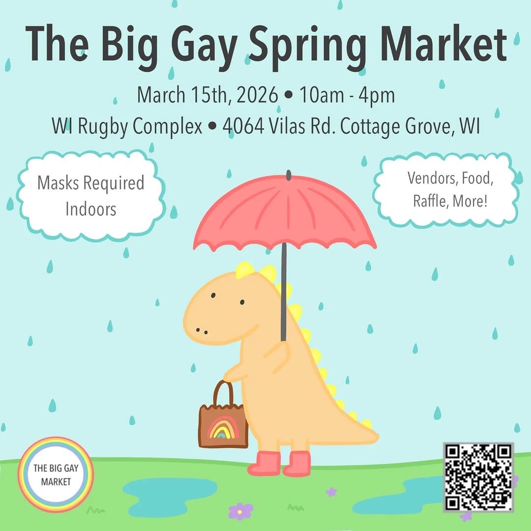 Post 1 by The Big Gay Market - Madison, WI on Instagram (image)