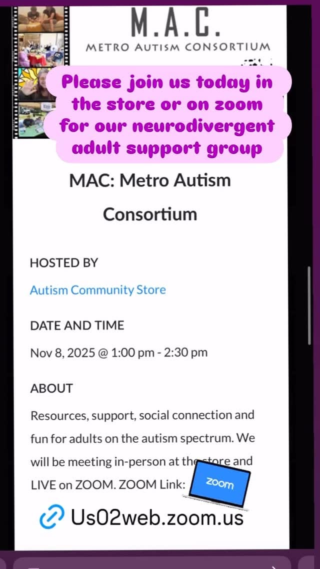Post 1 by Autism Store Colorado on Instagram (video)