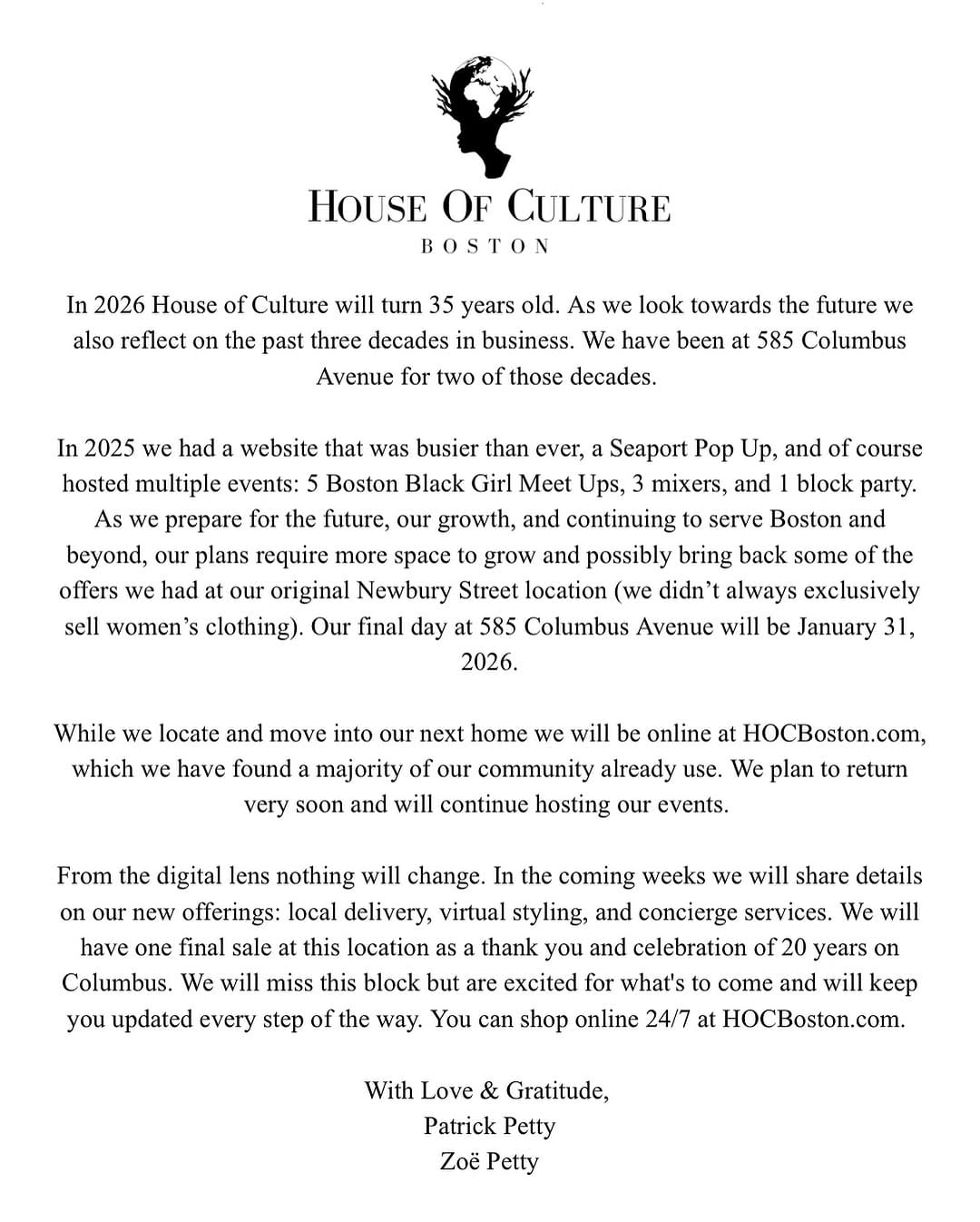 Post 2 by House Of Culture on Instagram (image)
