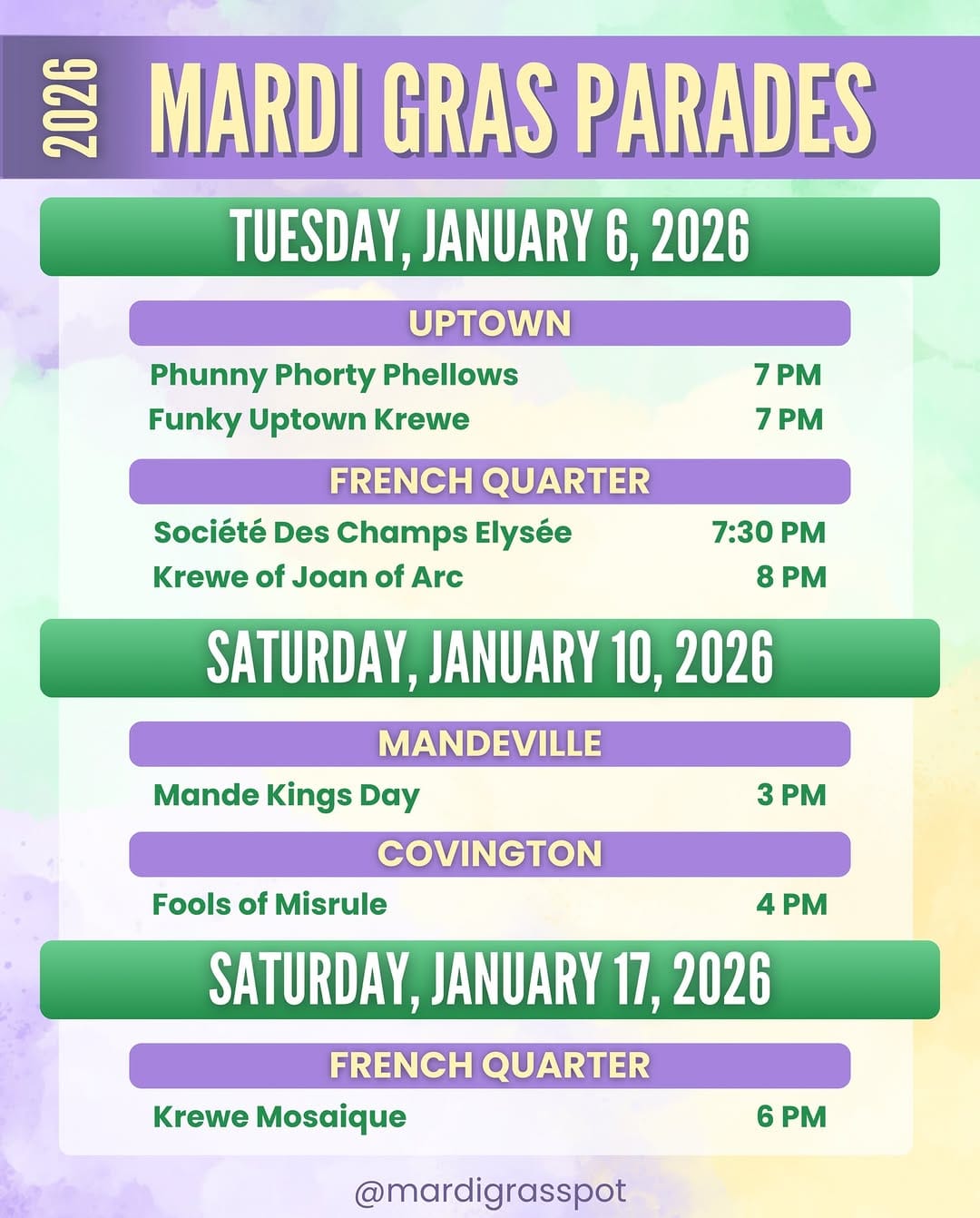 Post 8 by Plush Appeal/Mardi Gras Spot on Instagram (carousel)