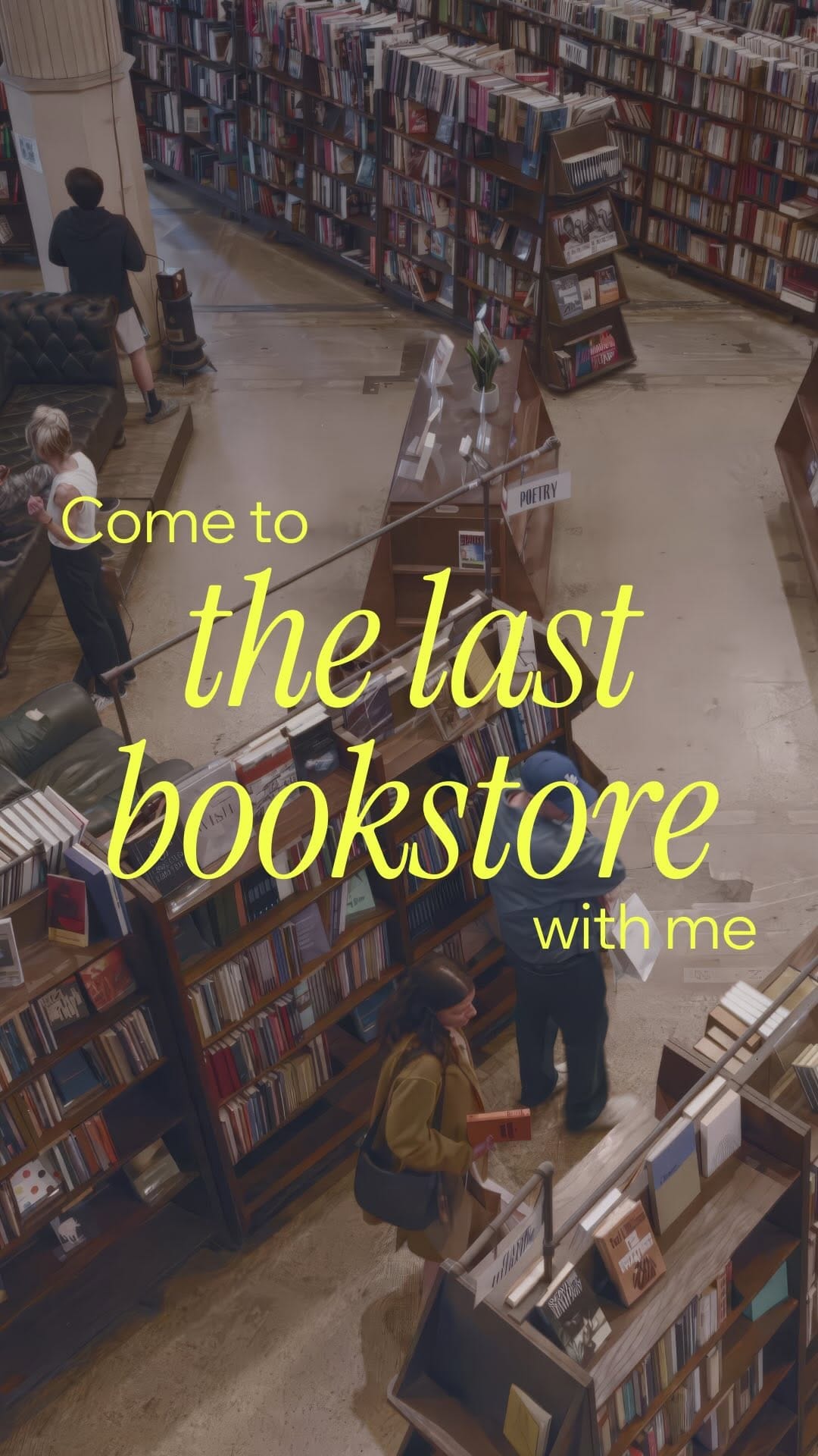 Post 3 by The Last Bookstore on Instagram (video)