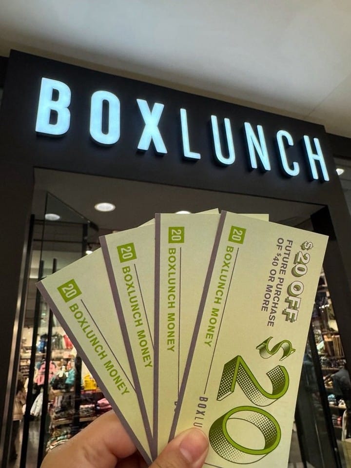 Post 4 by BoxLunch on Instagram (image)