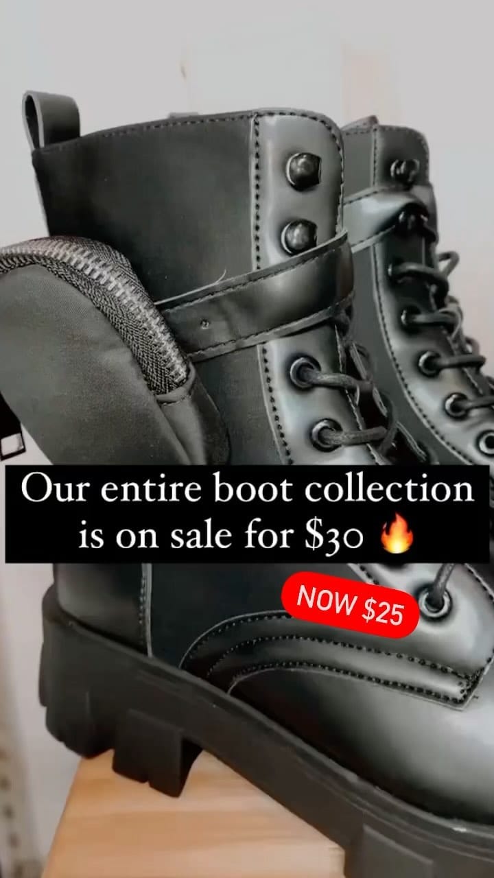 Post 3 by Women’s footwear on Instagram (video)