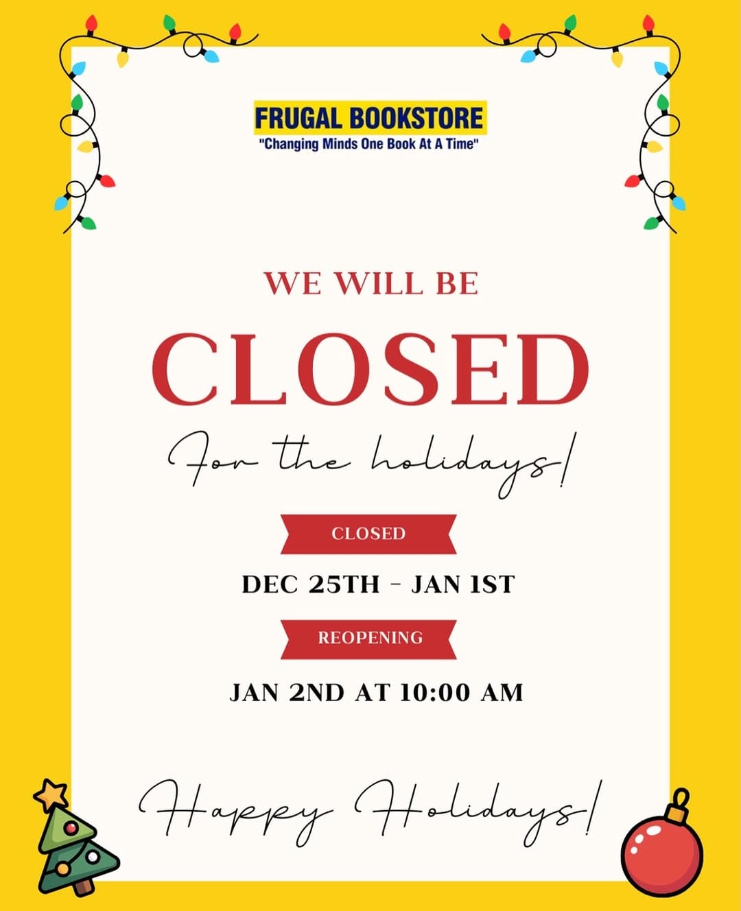 Post 2 by Frugal Books Roxbury on Instagram (image)