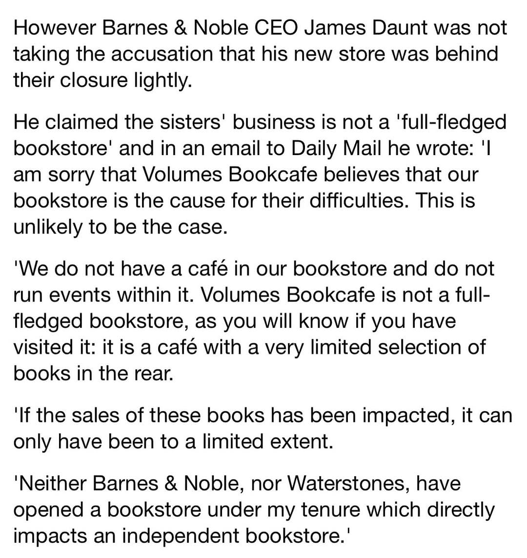 Post 3 by Volumes Bookcafe on Instagram (image)