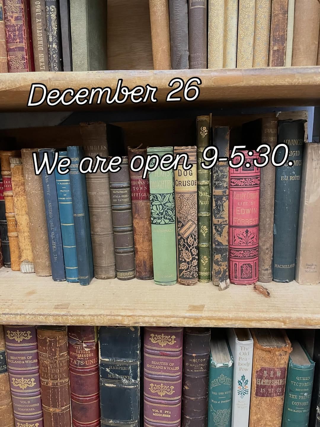 Post 2 by Brattle Book Shop on Instagram (image)