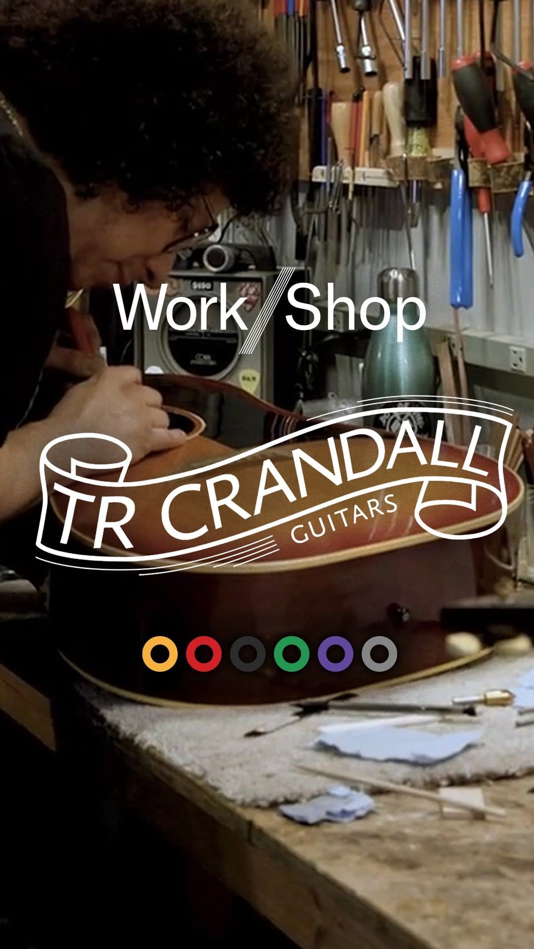 Post 6 by TR Crandall Guitars on Instagram (video)