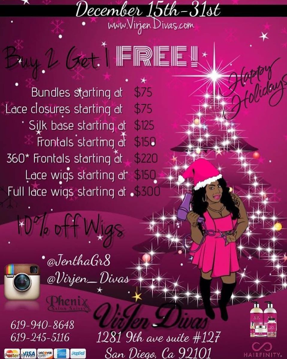 Post 8 by Virgin Hair Supplier on Instagram (image)