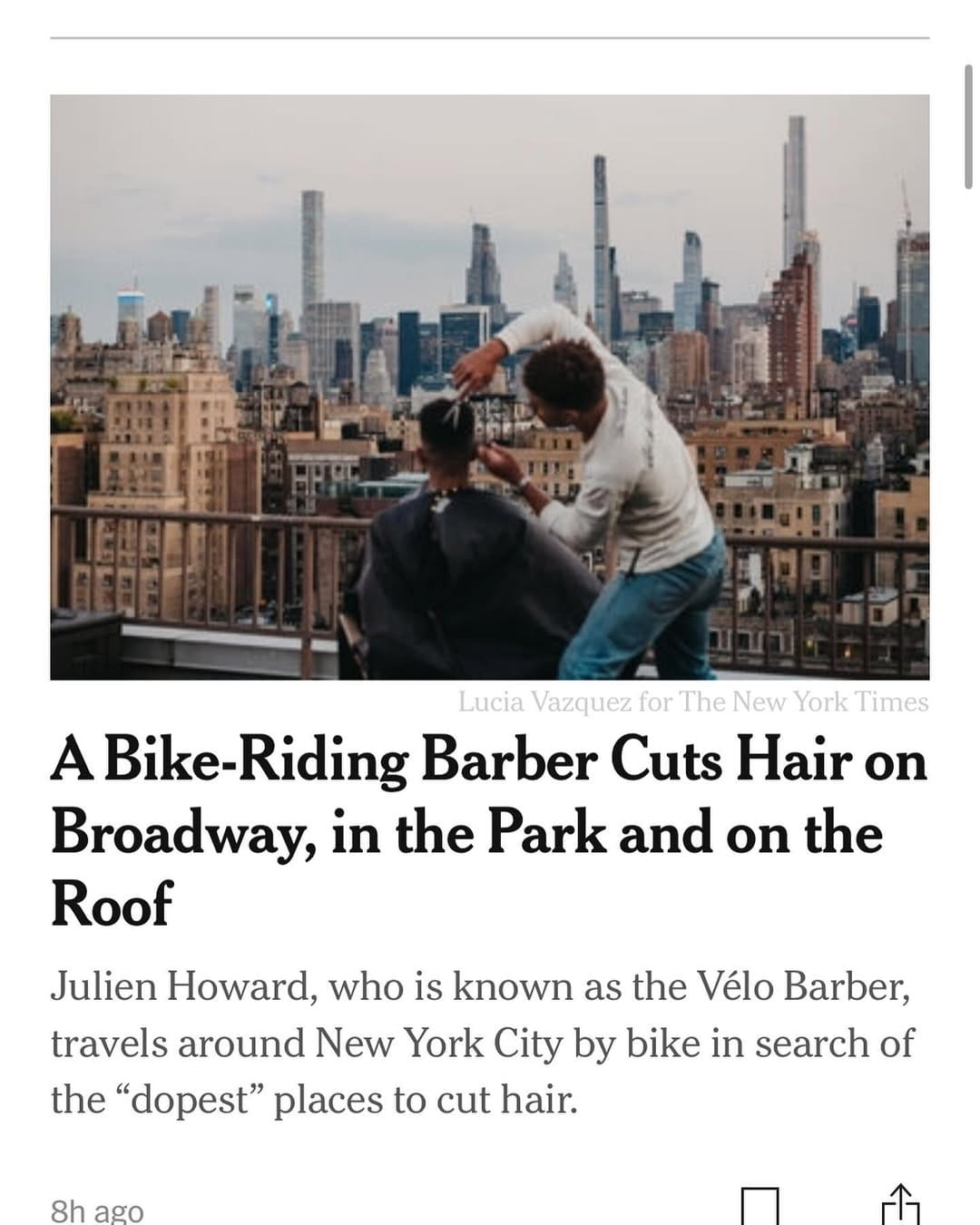 Post 10 by The Vélo Barber on Instagram (carousel)