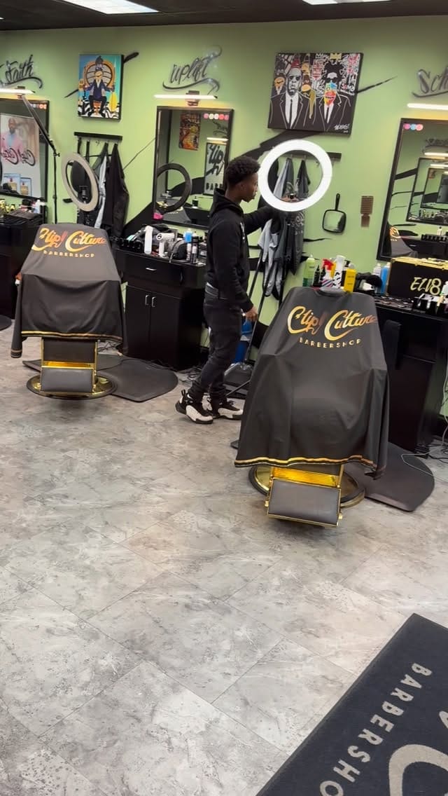 Post 3 by Clip Culture Barbershop on Instagram (video)