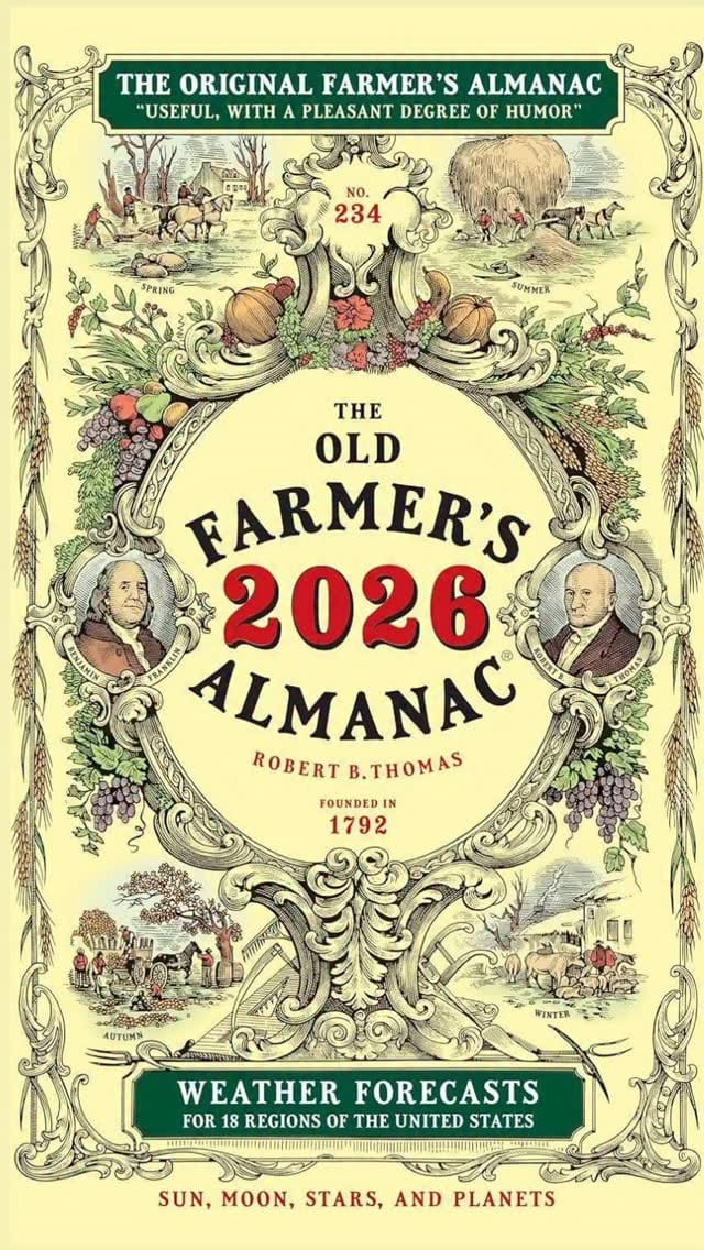 Post 10 by The Old Farmer's Almanac on Instagram (video)