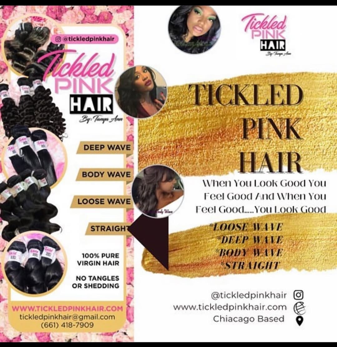 Post 3 by Tickled Pink Hair LLC. on Instagram (image)