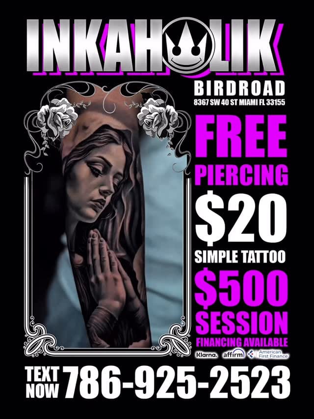 Post 5 by INKAHOLIK TATTOOS BIRDROAD✂️BARBERSHOP✂️ on Instagram (video)