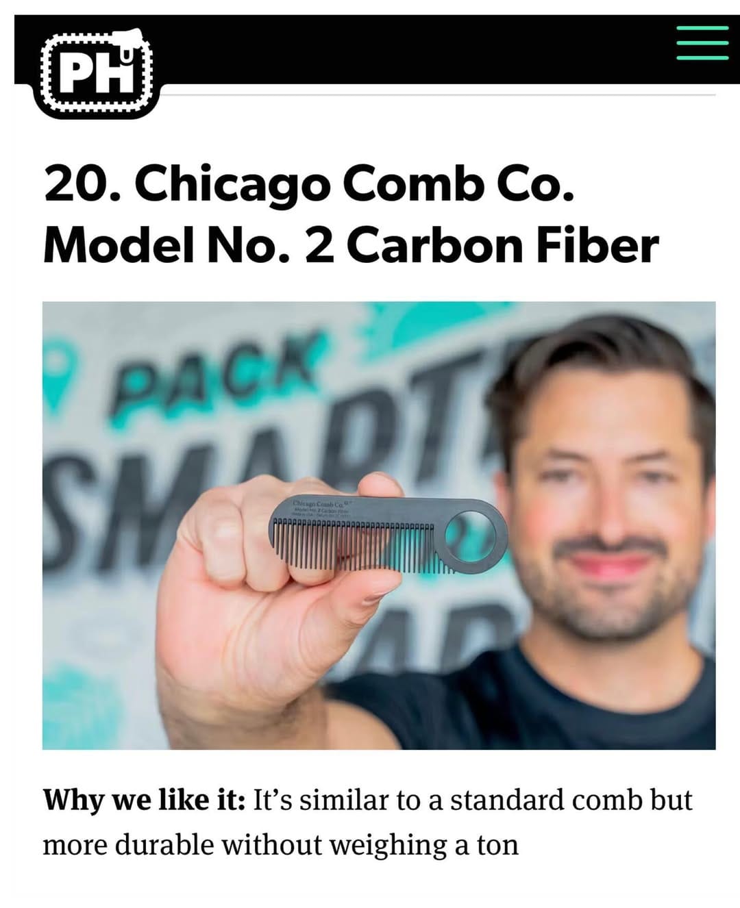 Post 9 by Chicago Comb on Instagram (image)
