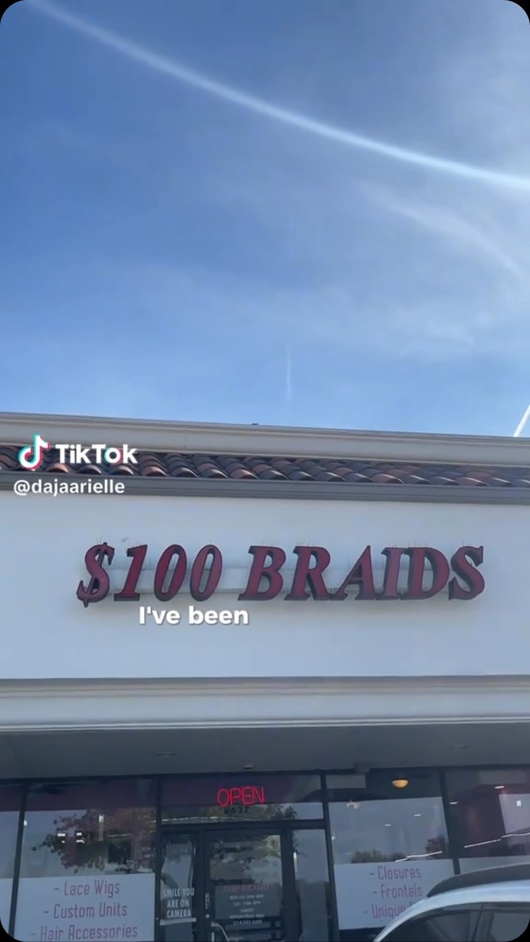 Post 10 by $100 braids on Instagram (video)