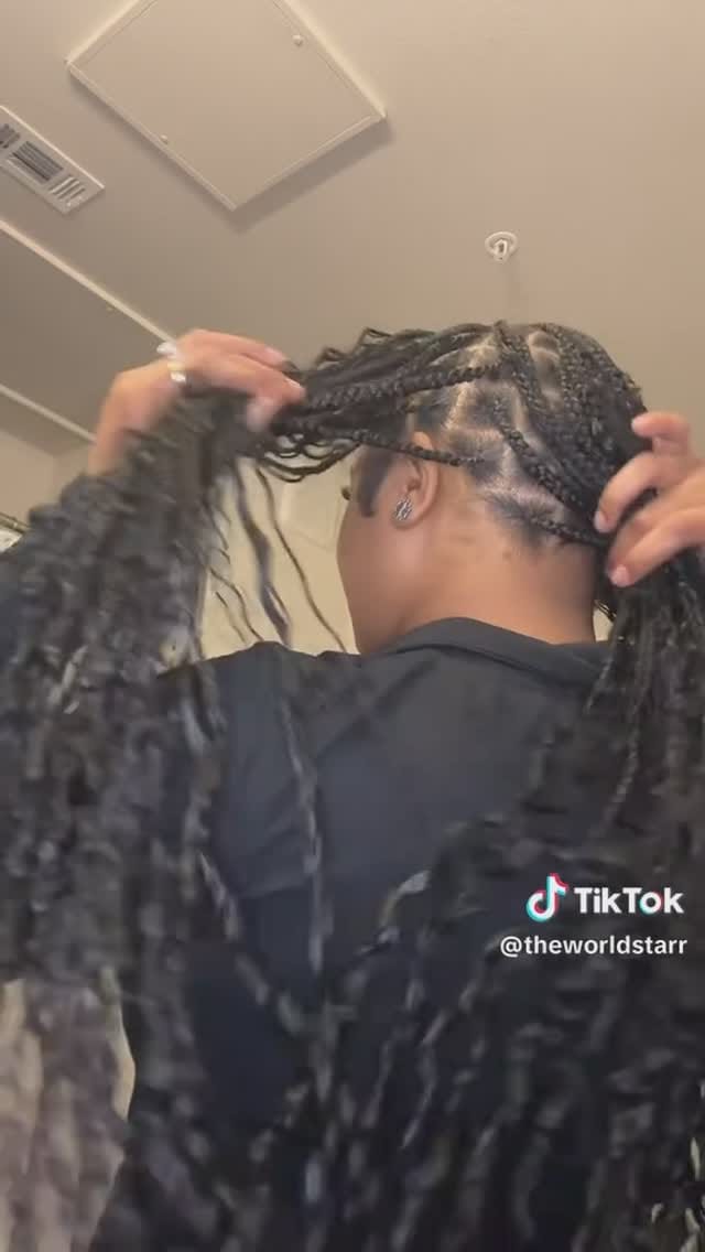 Post 4 by $100 braids on Instagram (video)
