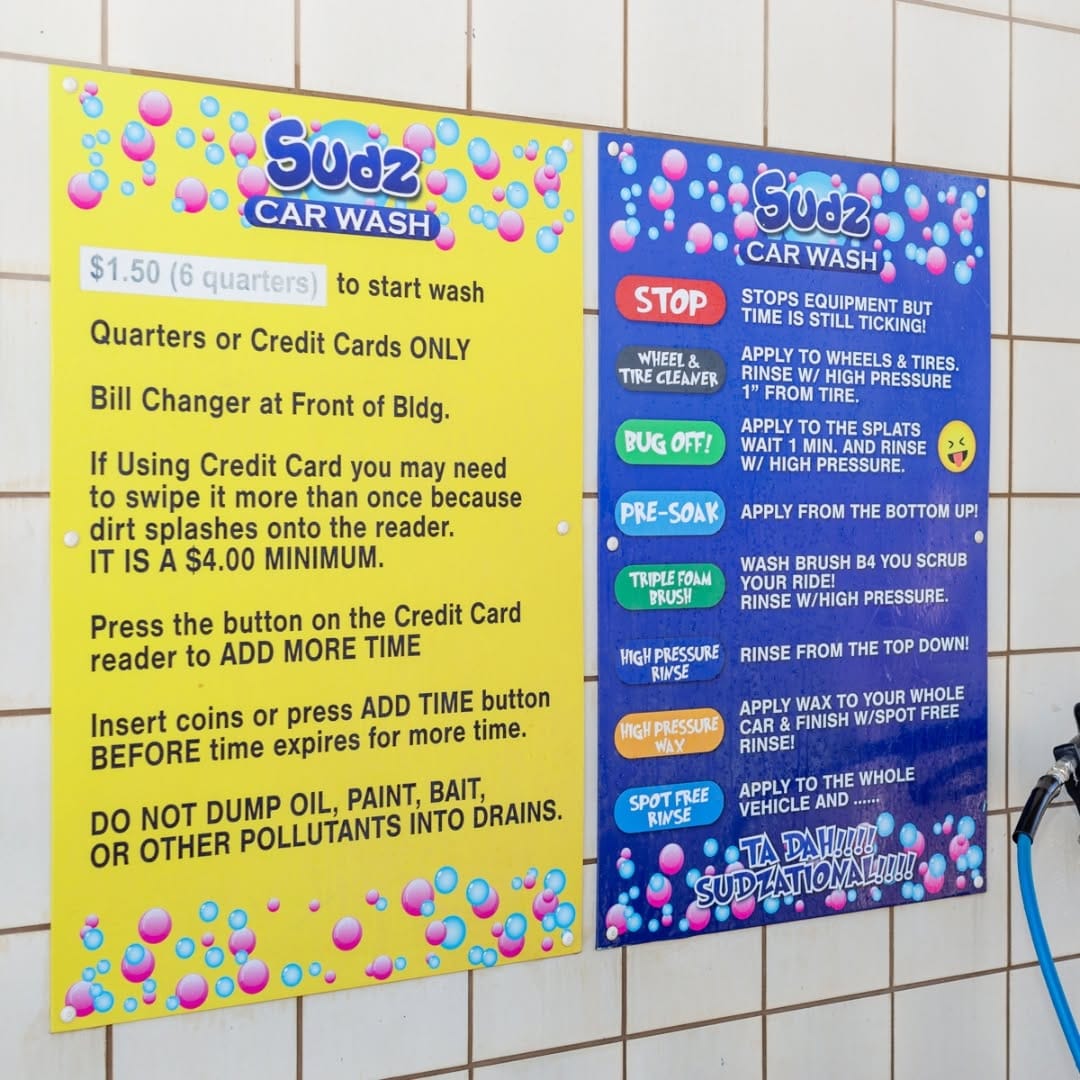 Post 1 by Sudz Car Wash on Instagram (image)